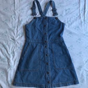 Denim mini dress